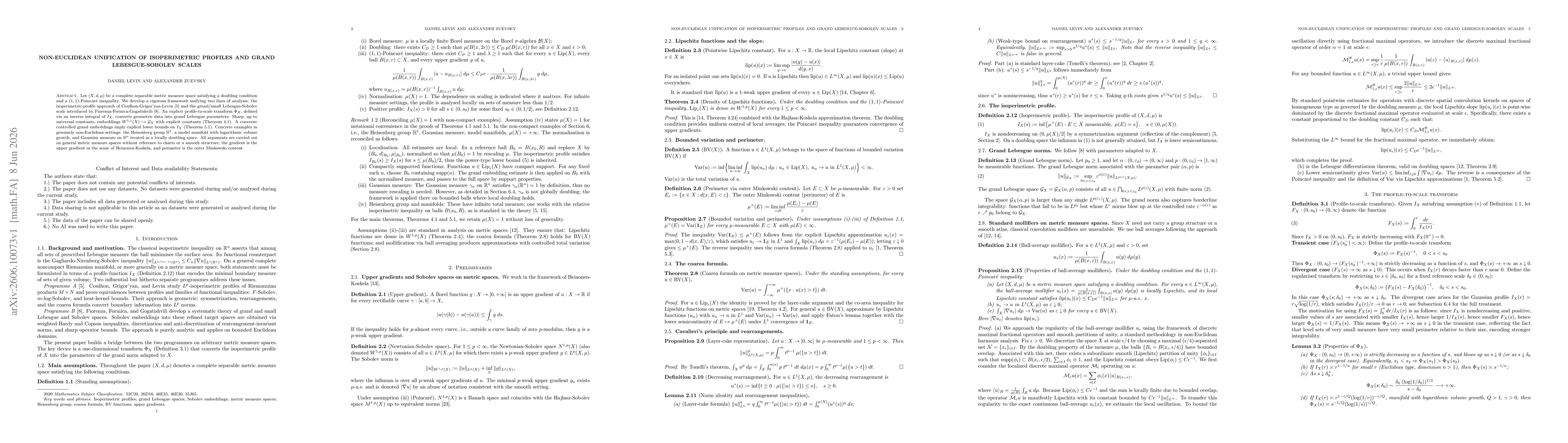 Thumbnail for Non-Euclidean unification of isoperimetric profiles and grand Lebesgue-Sobolev scales