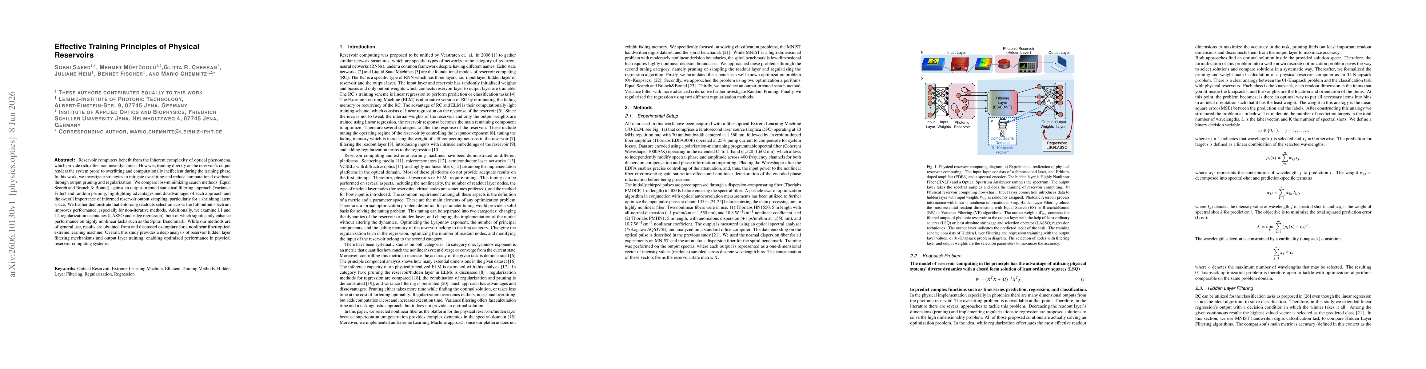 Thumbnail for Effective Training Principles of Physical Reservoirs