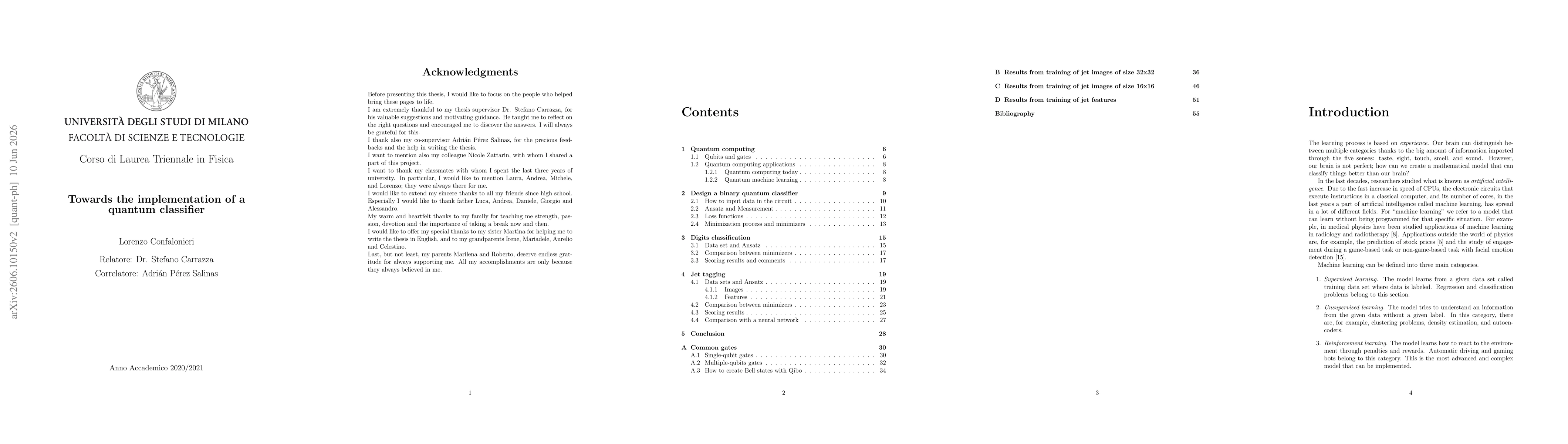 Thumbnail for Towards the implementation of a quantum classifier