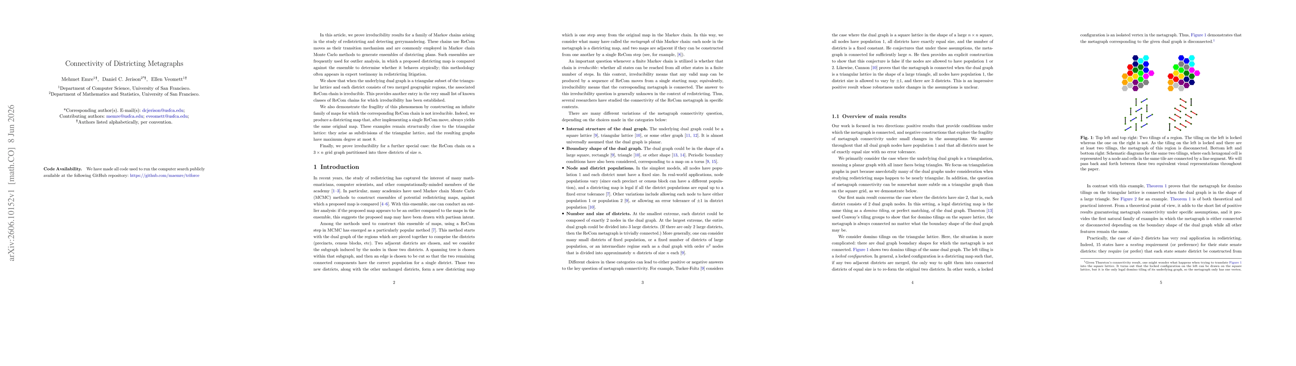 Thumbnail for Connectivity of Districting Metagraphs