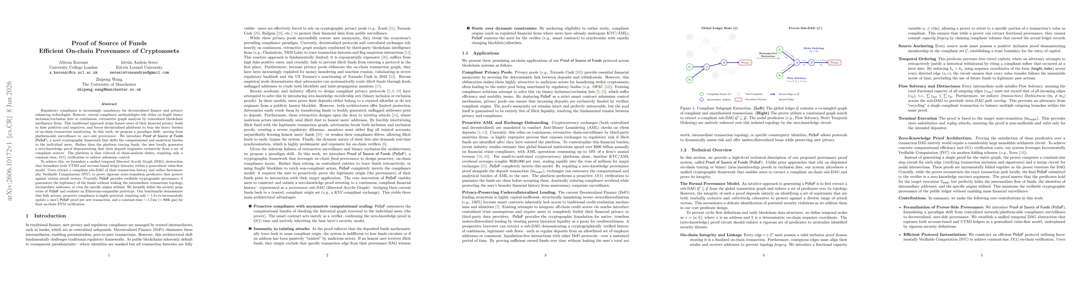 Thumbnail for Proof of Source of Funds: Efficient On-chain Provenance of Cryptoassets