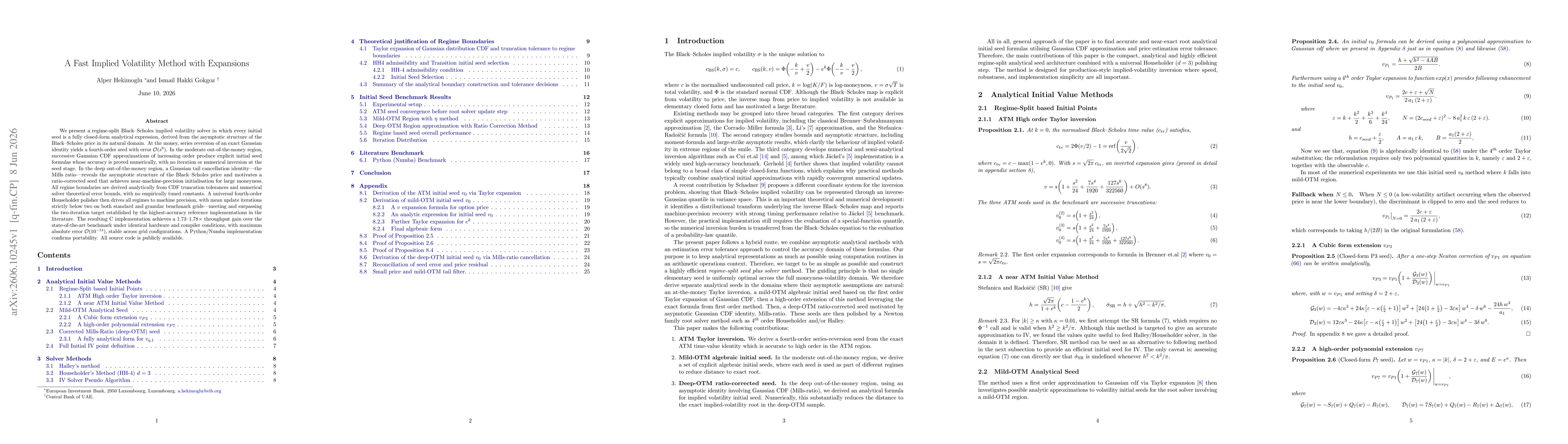 Thumbnail for A Fast Implied Volatility Method with Expansions