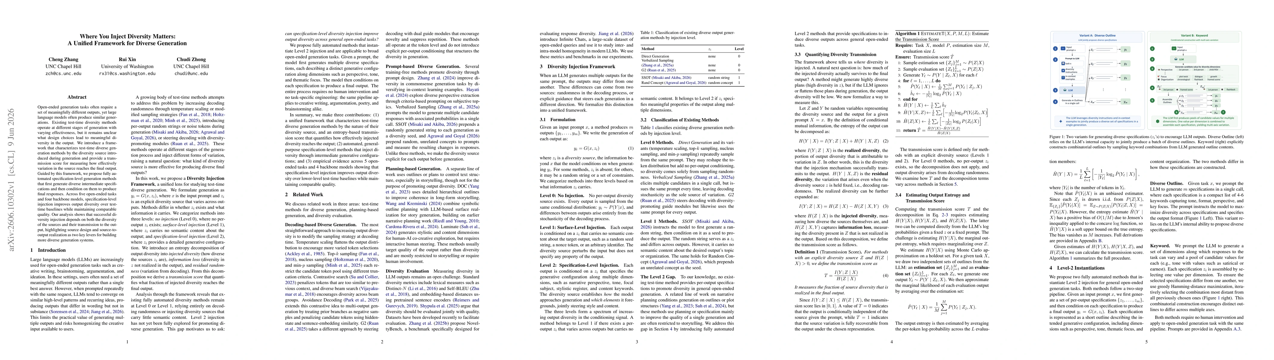 Thumbnail for Where You Inject Diversity Matters: A Unified Framework for Diverse Generation