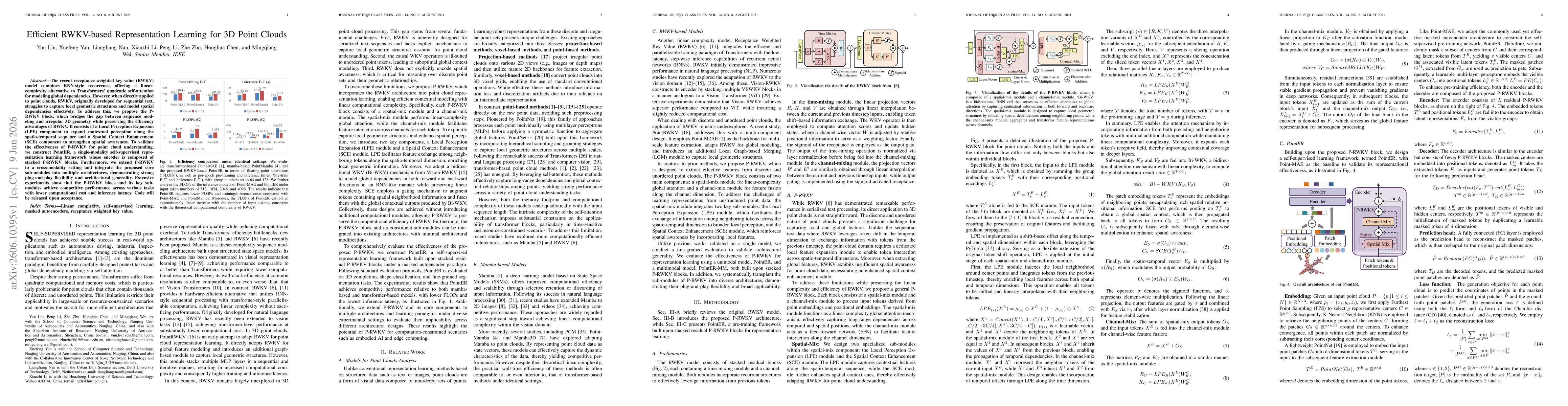 Thumbnail for Efficient RWKV-based Representation Learning for 3D Point Clouds
