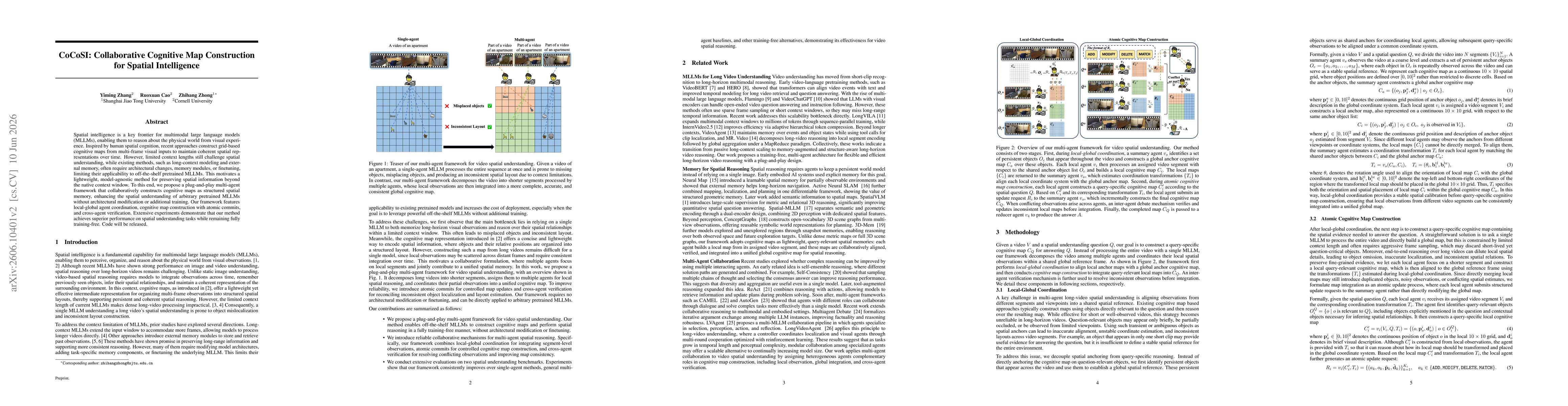 Thumbnail for CoCoSI: Collaborative Cognitive Map Construction for Spatial Intelligence