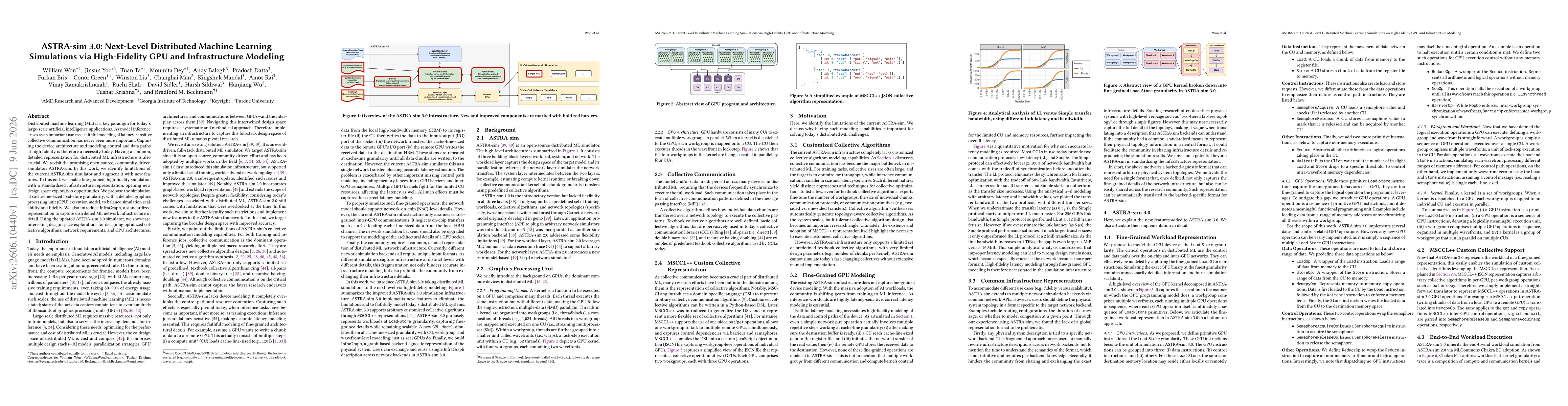 Thumbnail for ASTRA-sim 3.0: Next-Level Distributed Machine Learning Simulations via High-Fidelity GPU and Infrastructure Modeling