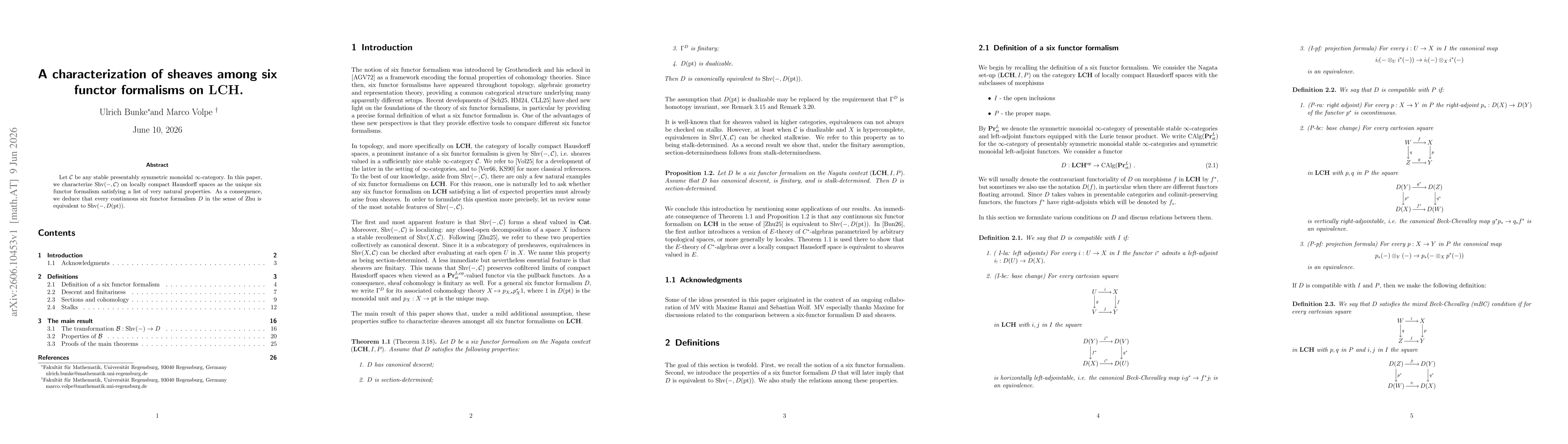 Thumbnail for A characterization of sheaves among six functor formalisms on $\mathrm{LCH}$