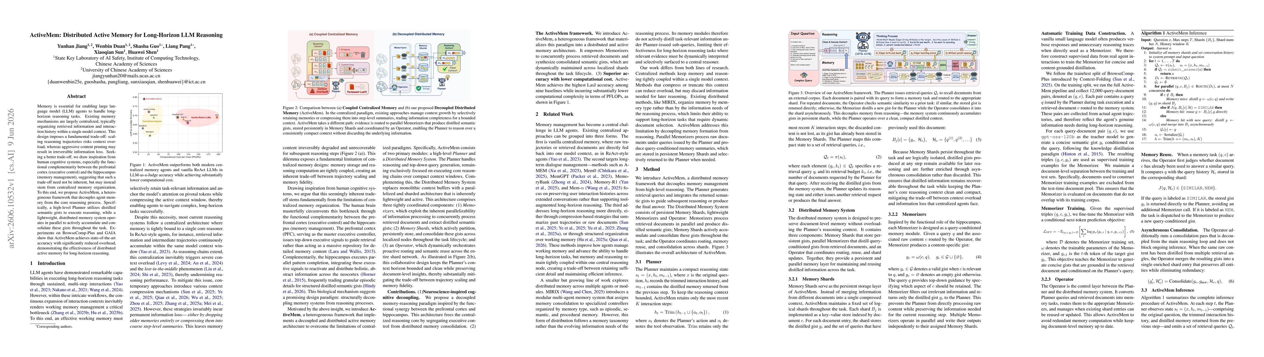 Thumbnail for ActiveMem: Distributed Active Memory for Long-Horizon LLM Reasoning