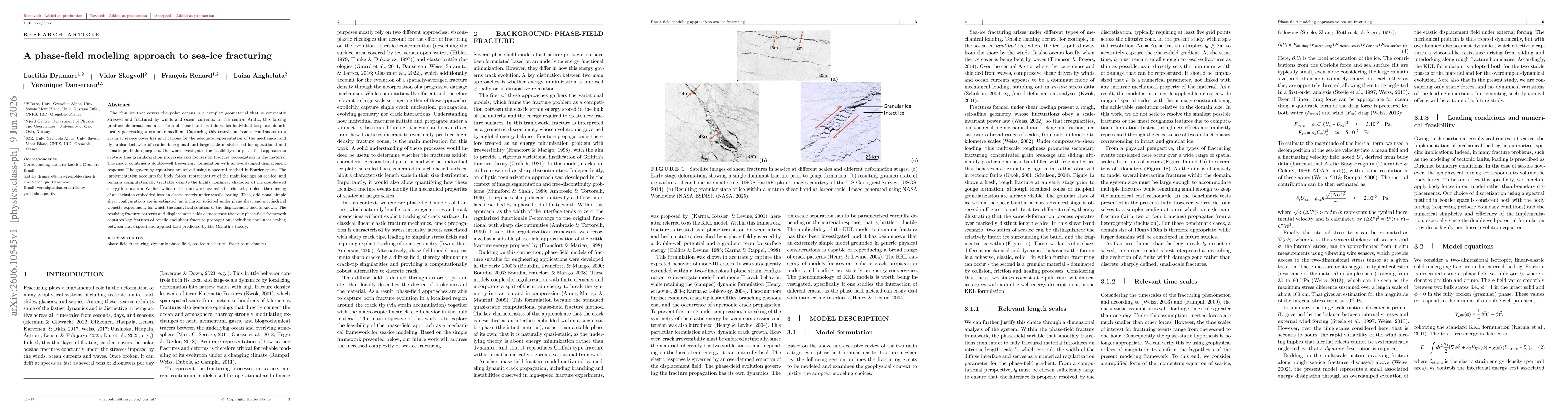 Thumbnail for A phase-field modeling approach to sea-ice fracturing