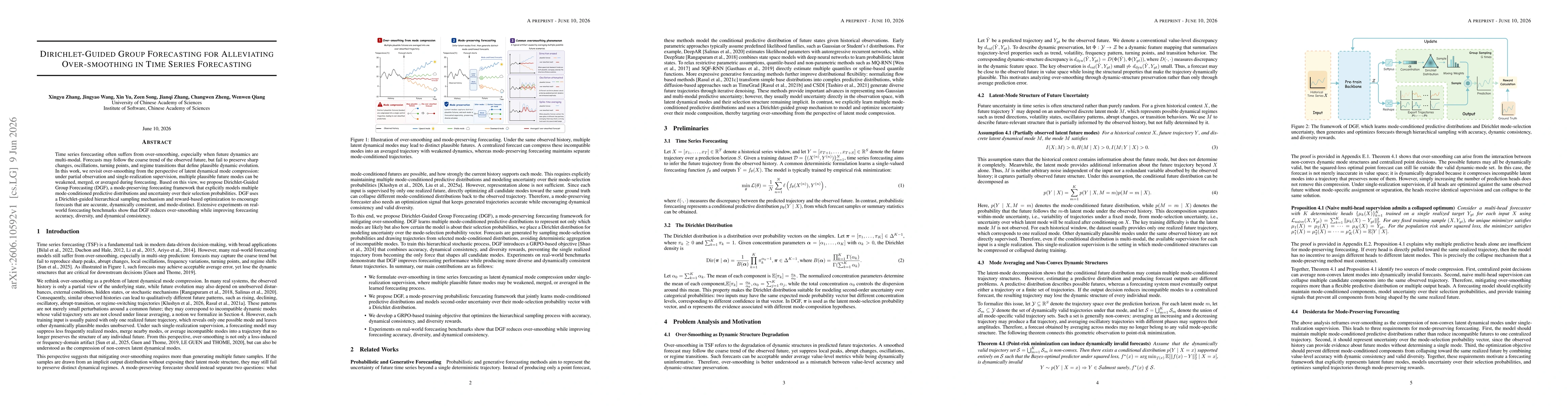 Thumbnail for Dirichlet-Guided Group Forecasting for Alleviating Over-smoothing in Time Series Forecasting