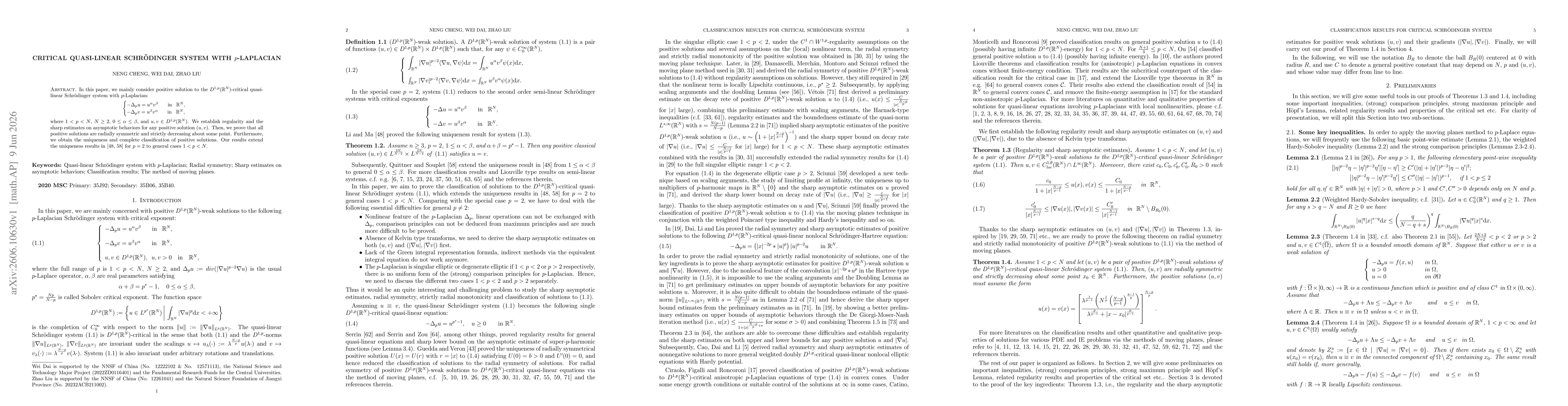 Thumbnail for Critical quasi-linear Schrödinger system with $p$-Laplacian