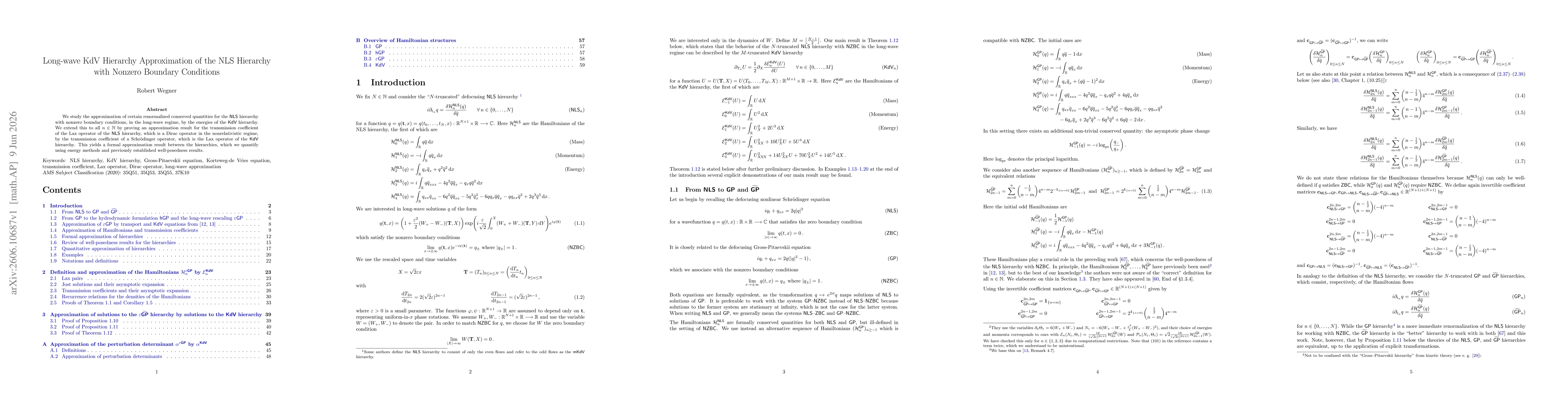 Thumbnail for Long-wave KdV hierarchy approximation of the NLS hierarchy with nonzero boundary conditions