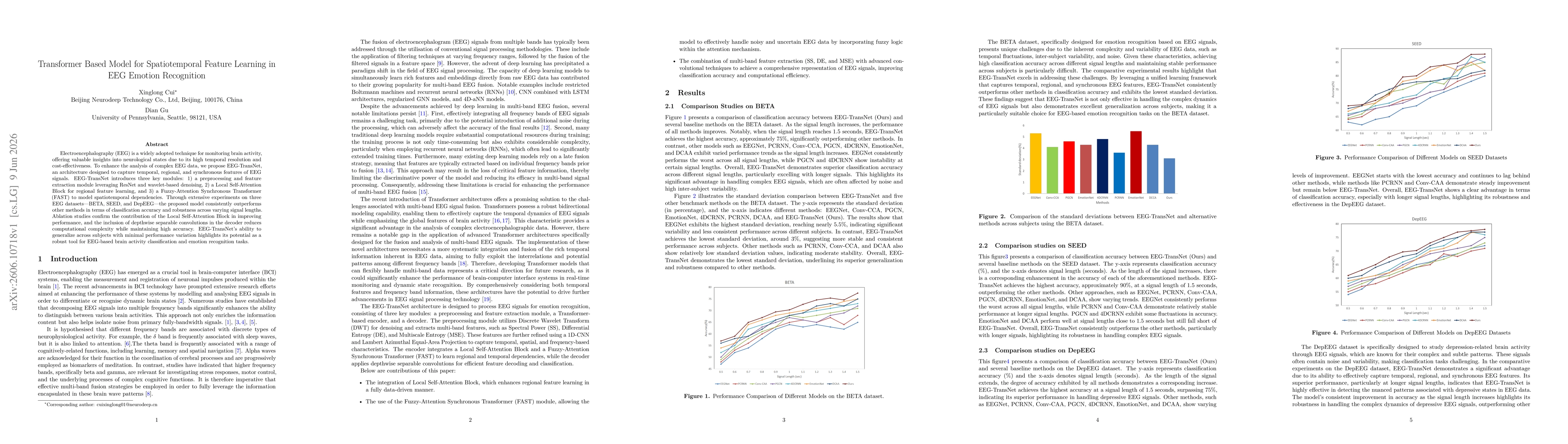 Thumbnail for Transformer Based Model for Spatiotemporal Feature Learning in EEG Emotion Recognition