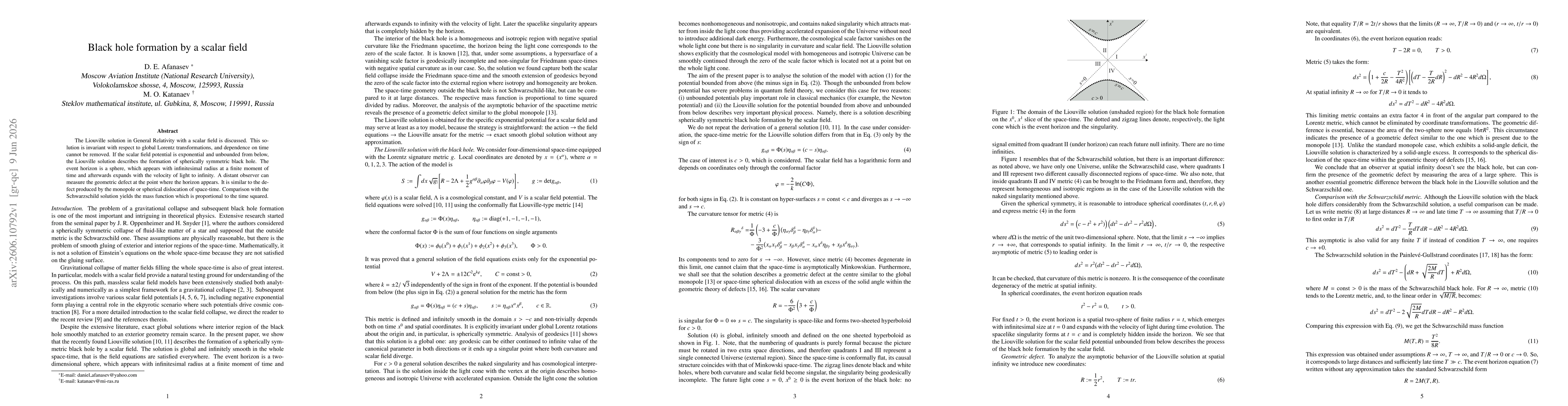 Thumbnail for Black hole formation by a scalar field