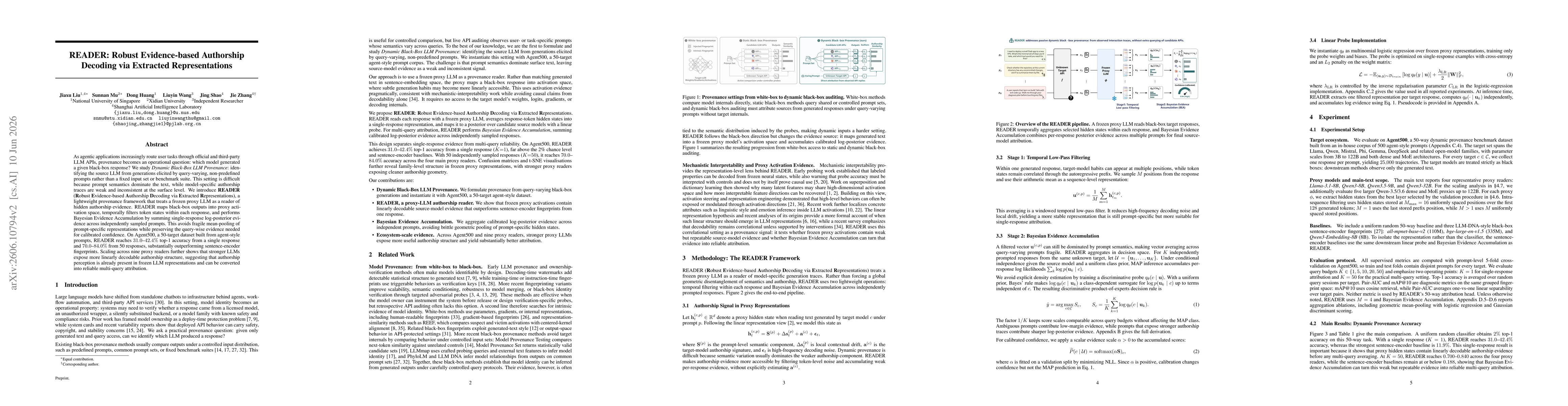 Thumbnail for READER: Robust Evidence-based Authorship Decoding via Extracted Representations