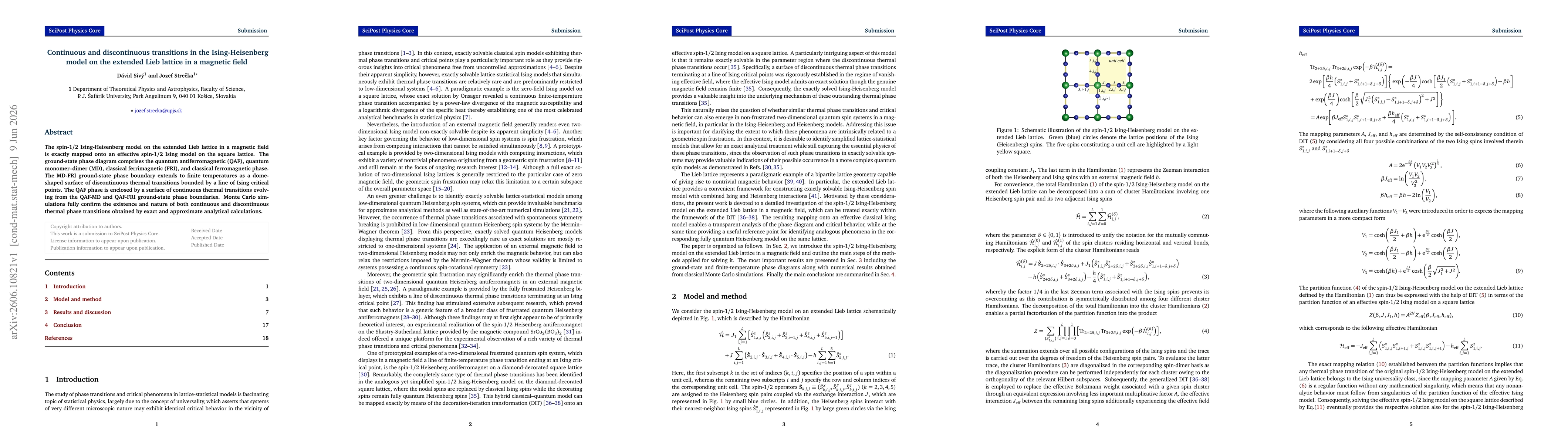 Thumbnail for Continuous and discontinuous transitions in the Ising-Heisenberg model on the extended Lieb lattice in a magnetic field