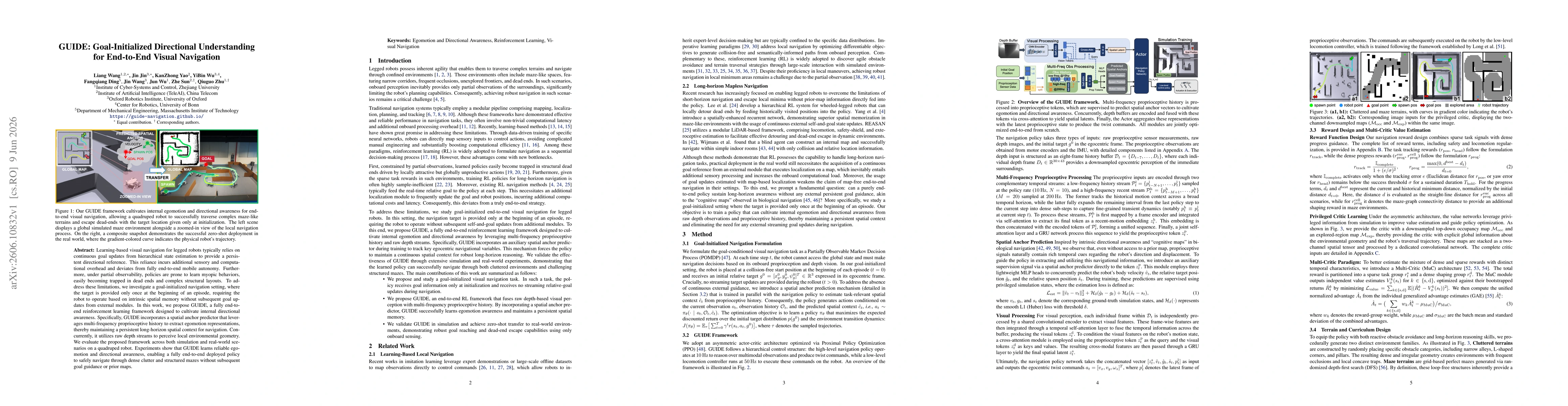 Thumbnail for GUIDE: Goal-Initialized Directional Understanding for End-to-End Visual Navigation