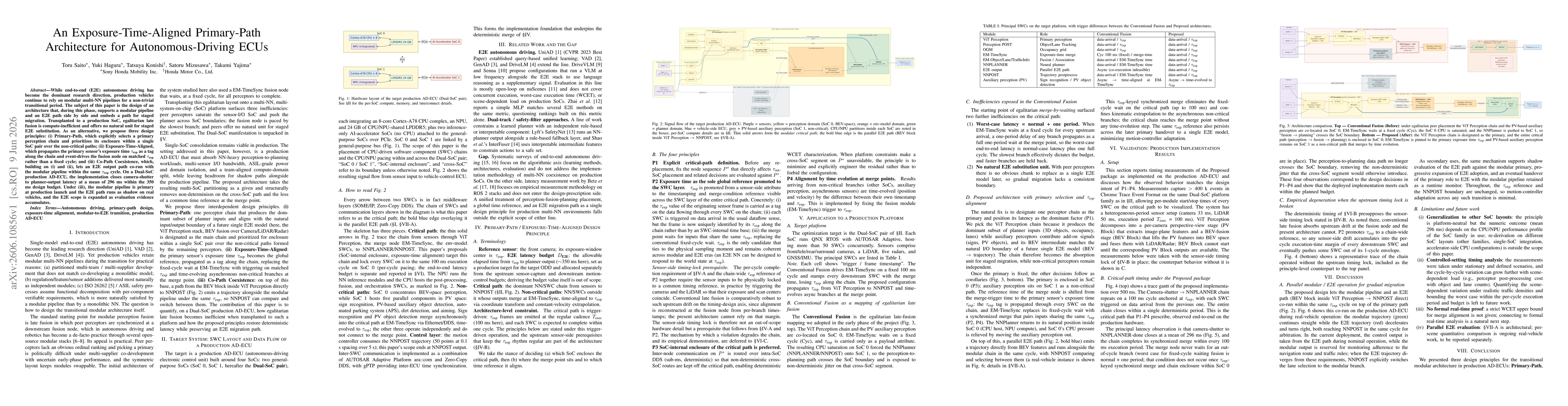 Thumbnail for An Exposure-Time-Aligned Primary-Path Architecture for Autonomous-Driving ECUs