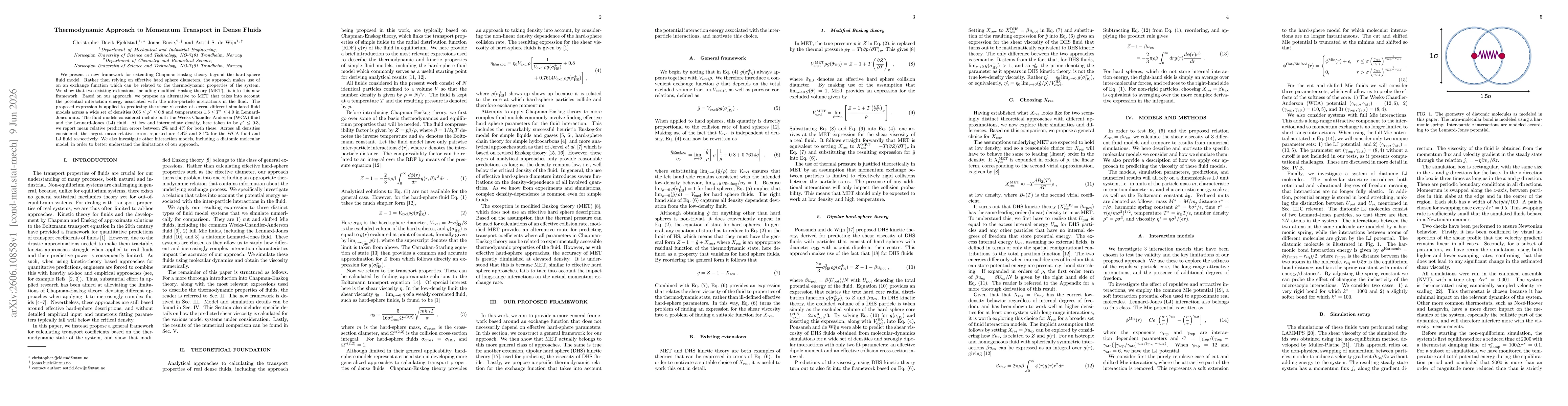 Thumbnail for Thermodynamic Approach to Momentum Transport in Dense Fluids
