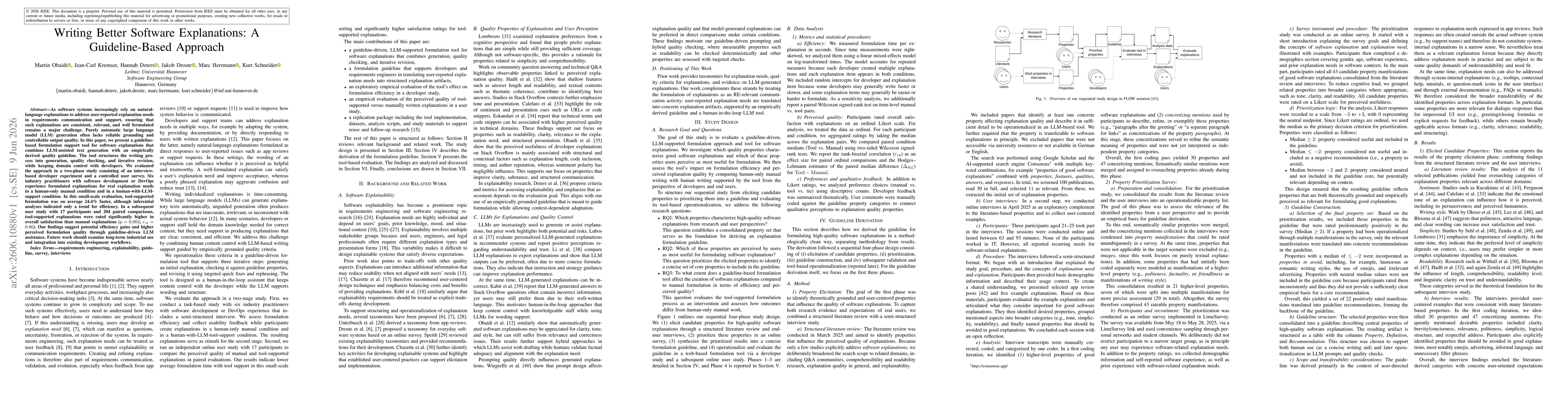 Thumbnail for Writing Better Software Explanations: A Guideline-Based Approach