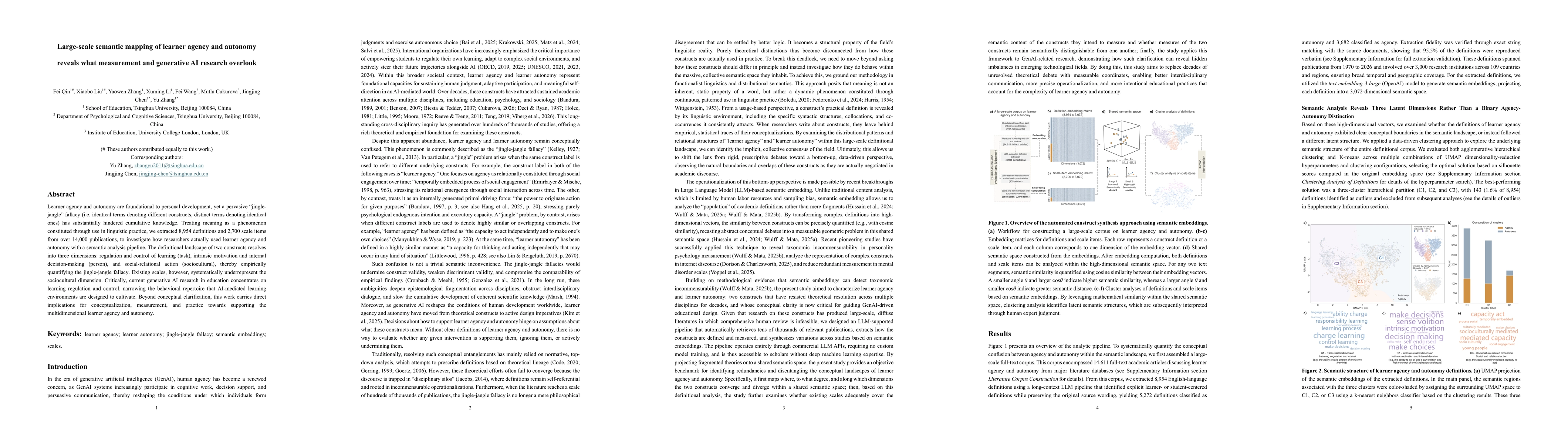 Thumbnail for Large-scale semantic mapping of learner agency and autonomy reveals what measurement and generative AI research overlook