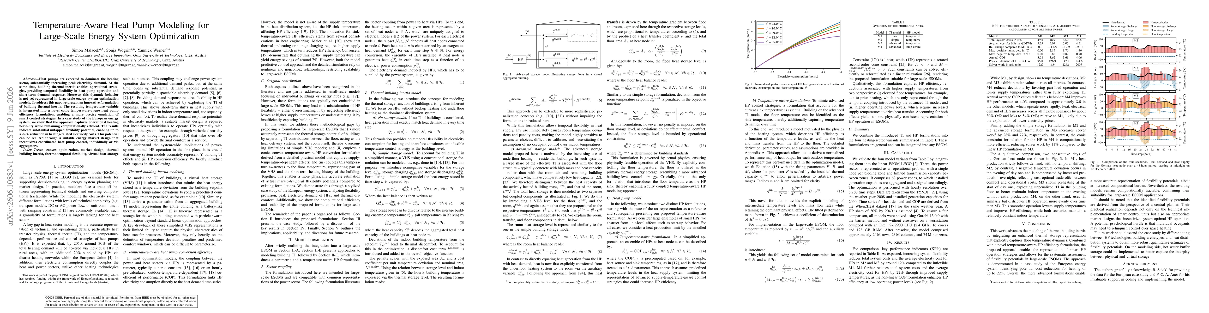 Thumbnail for Temperature-Aware Heat Pump Modeling for Large-Scale Energy System Optimization