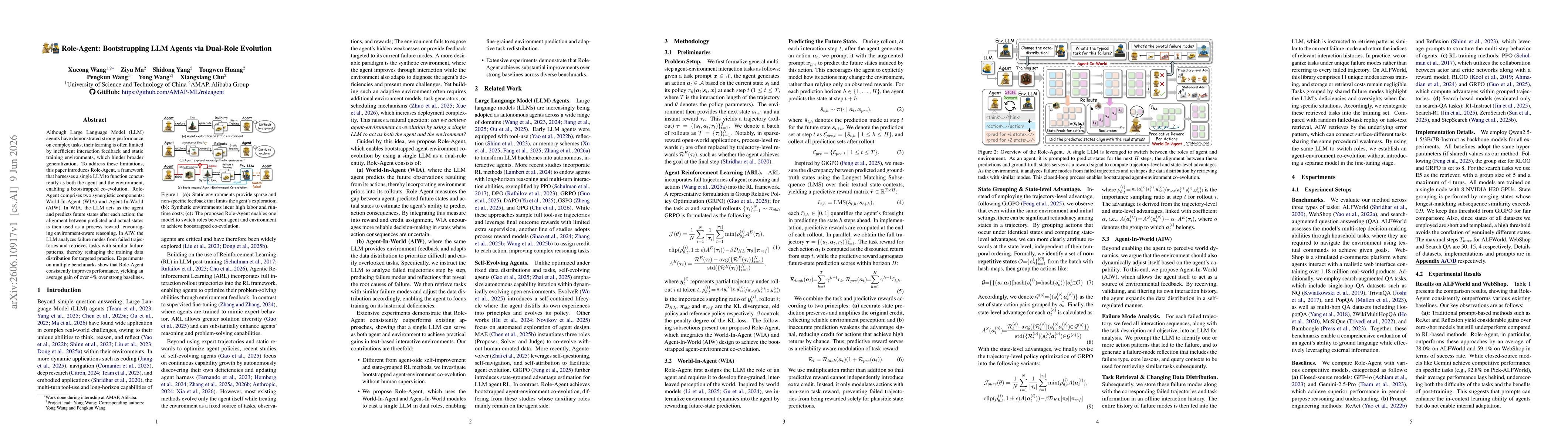 Thumbnail for Role-Agent: Bootstrapping LLM Agents via Dual-Role Evolution