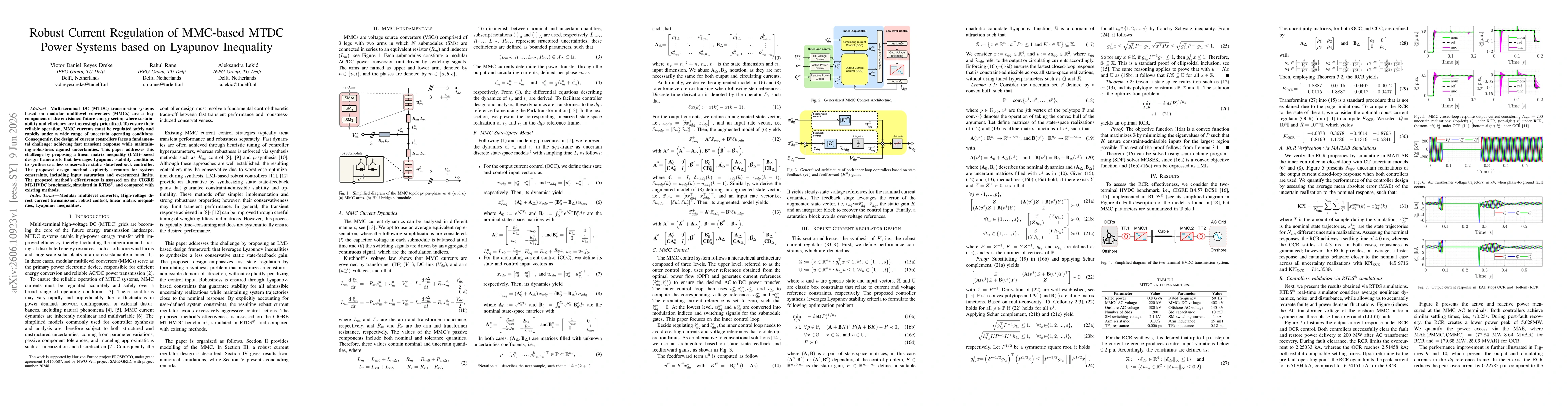 Thumbnail for Robust Current Regulation of MMC-based MTDC Power Systems based on Lyapunov Inequality