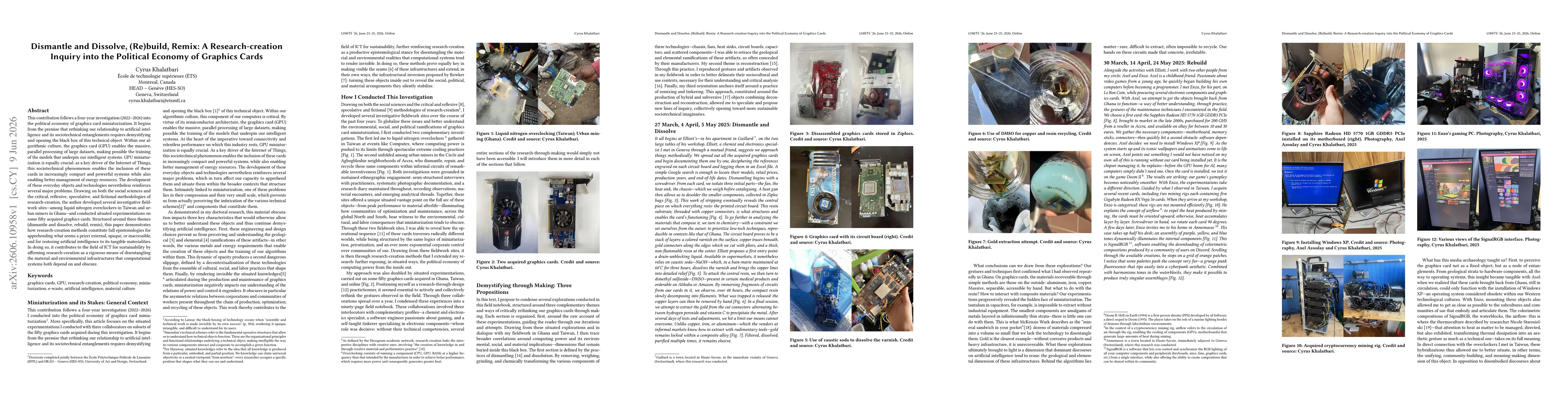 Thumbnail for Dismantle and Dissolve, (Re)build, Remix: A Research-creation Inquiry into the Political Economy of Graphics Cards