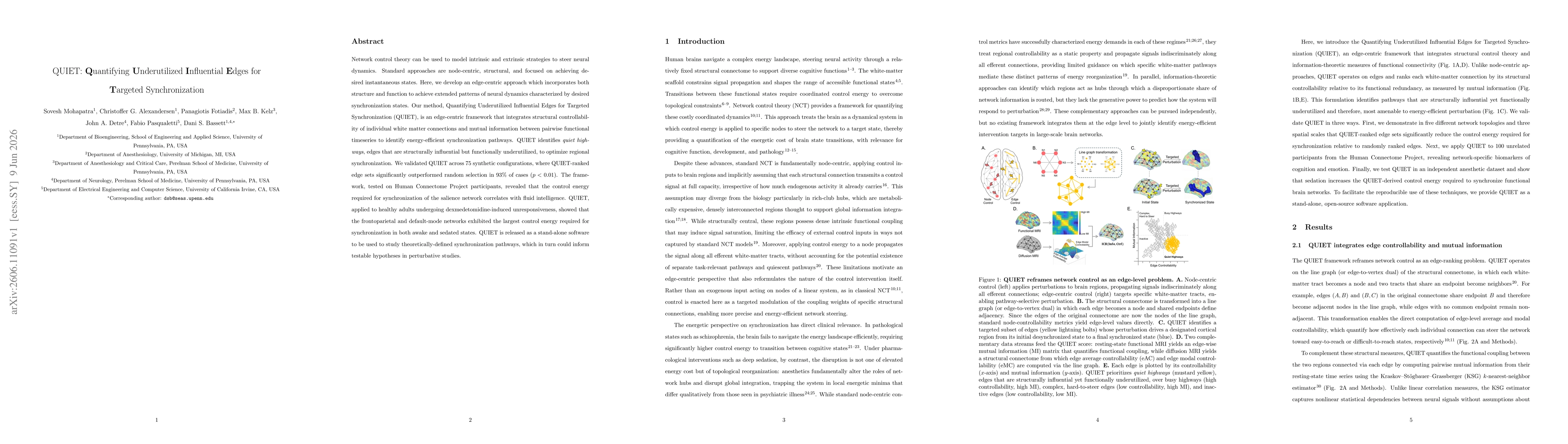 Thumbnail for QUIET: Quantifying Underutilized Influential Edges for Targeted Synchronization