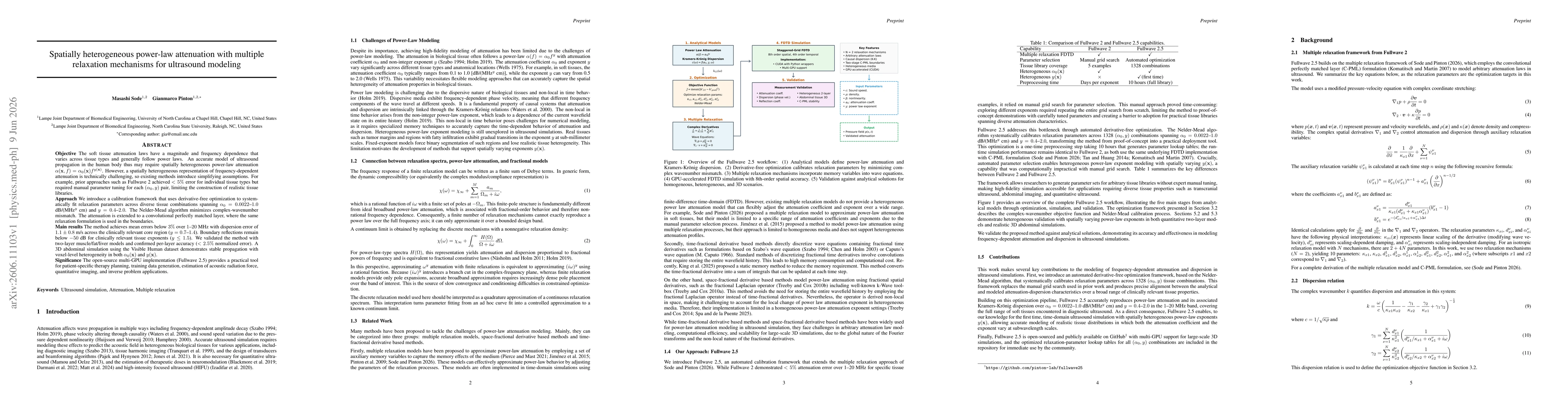 Thumbnail for Spatially heterogeneous power-law attenuation with multiple relaxation mechanisms for ultrasound modeling