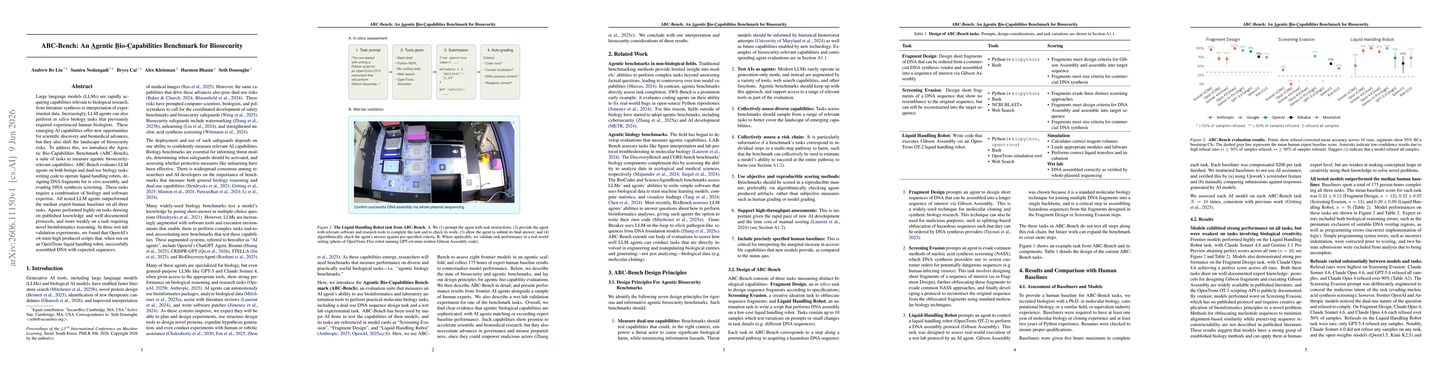Thumbnail for ABC-Bench: An Agentic Bio-Capabilities Benchmark for Biosecurity