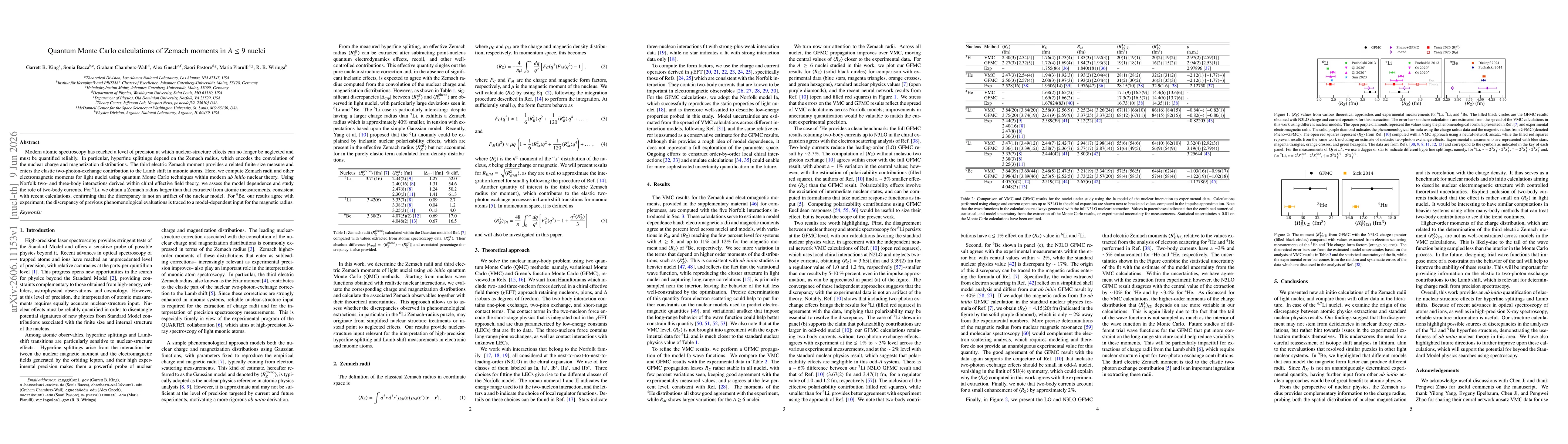Thumbnail for Quantum Monte Carlo calculations of Zemach moments in $A\leq 9$ nuclei
