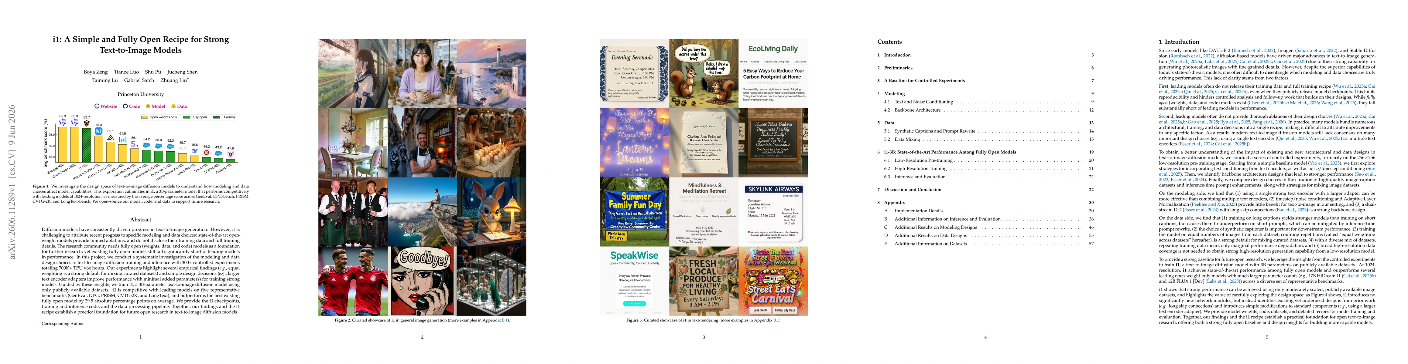 Thumbnail for i1: A Simple and Fully Open Recipe for Strong Text-to-Image Models