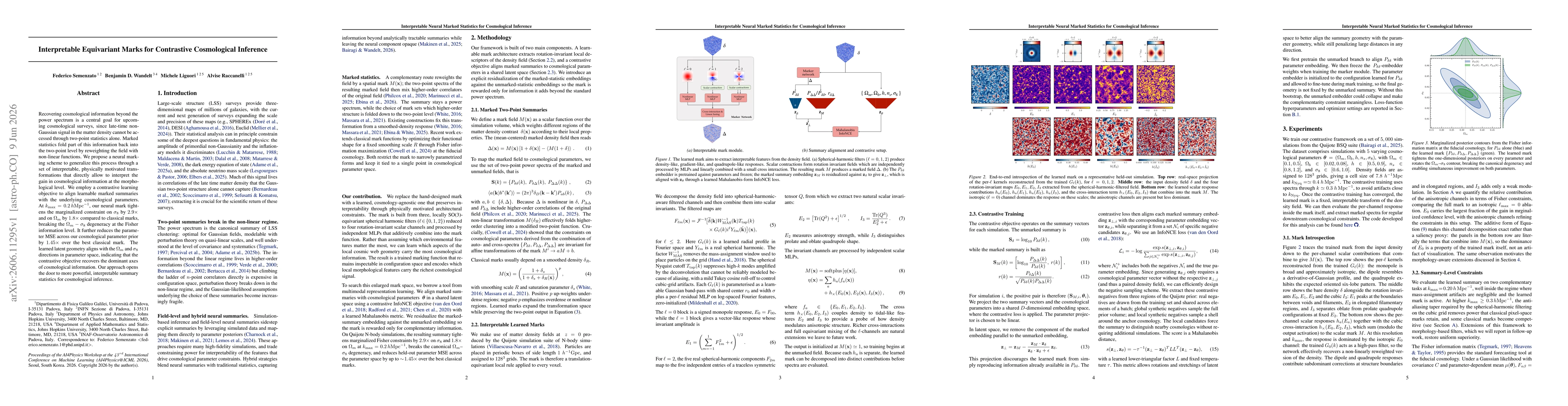 Thumbnail for Interpretable Neural Marked Statistics for Cosmological Inference