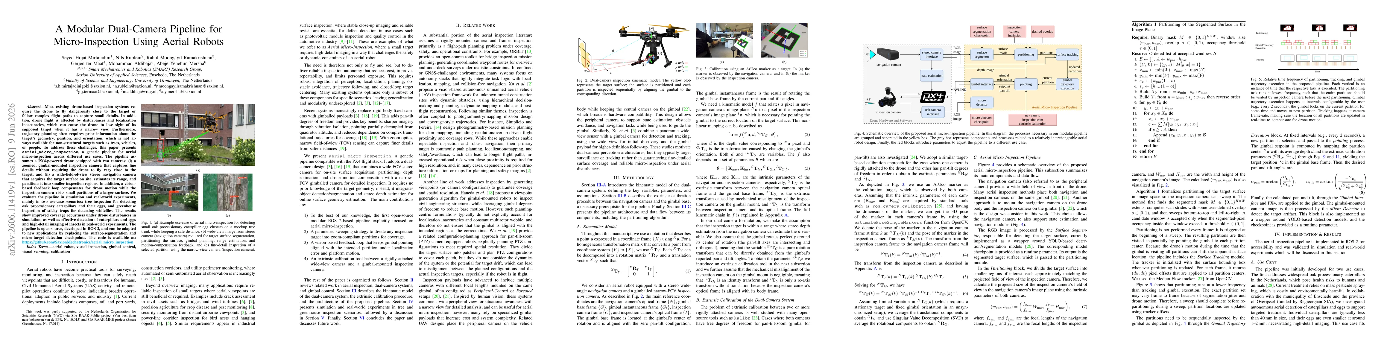 Thumbnail for A Modular Dual-Camera Pipeline for Micro-Inspection Using Aerial Robots