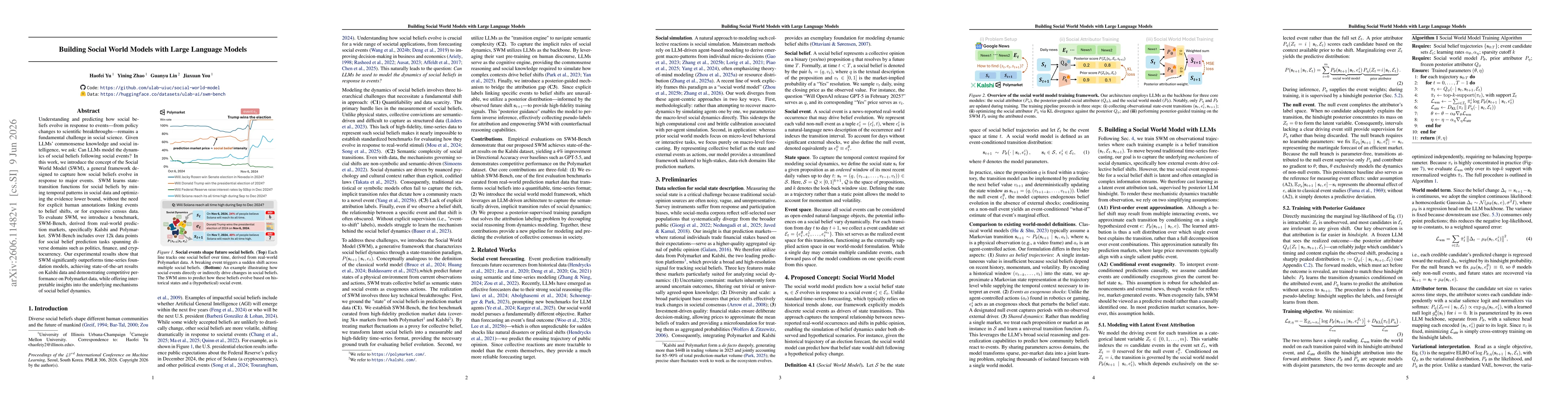 Thumbnail for Building Social World Models with Large Language Models