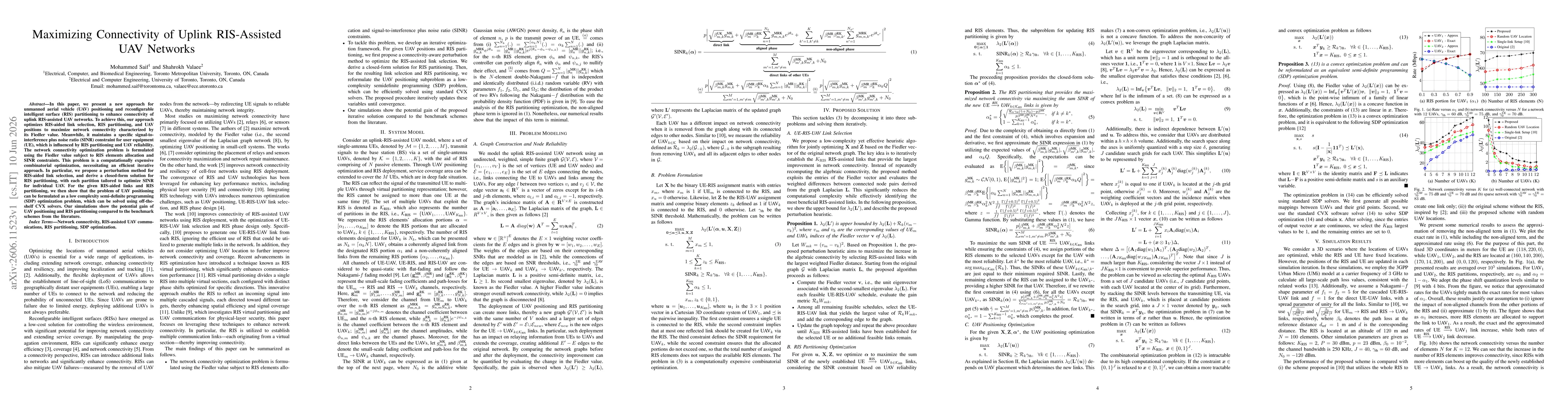 Thumbnail for Maximizing Connectivity of Uplink RIS-Assisted UAV Networks