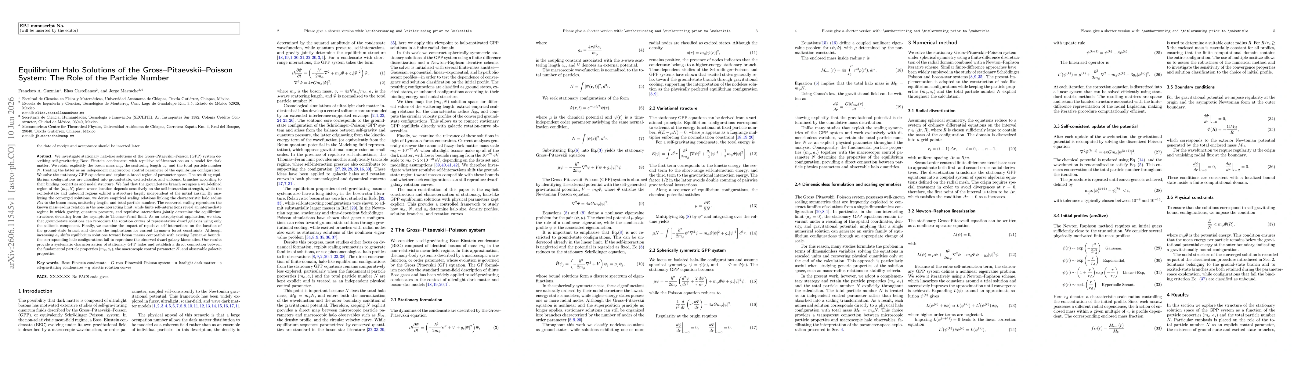 Thumbnail for Equilibrium Halo Solutions of the Gross-Pitaevskii-Poisson System: The Role of the Particle Number