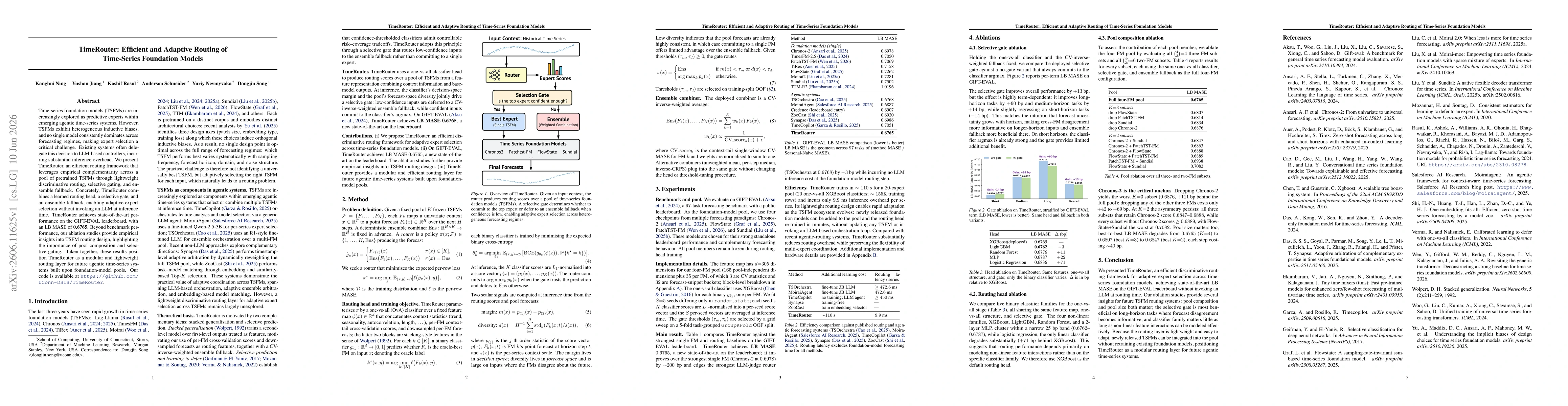 Thumbnail for TimeRouter: Efficient and Adaptive Routing of Time-Series Foundation Models