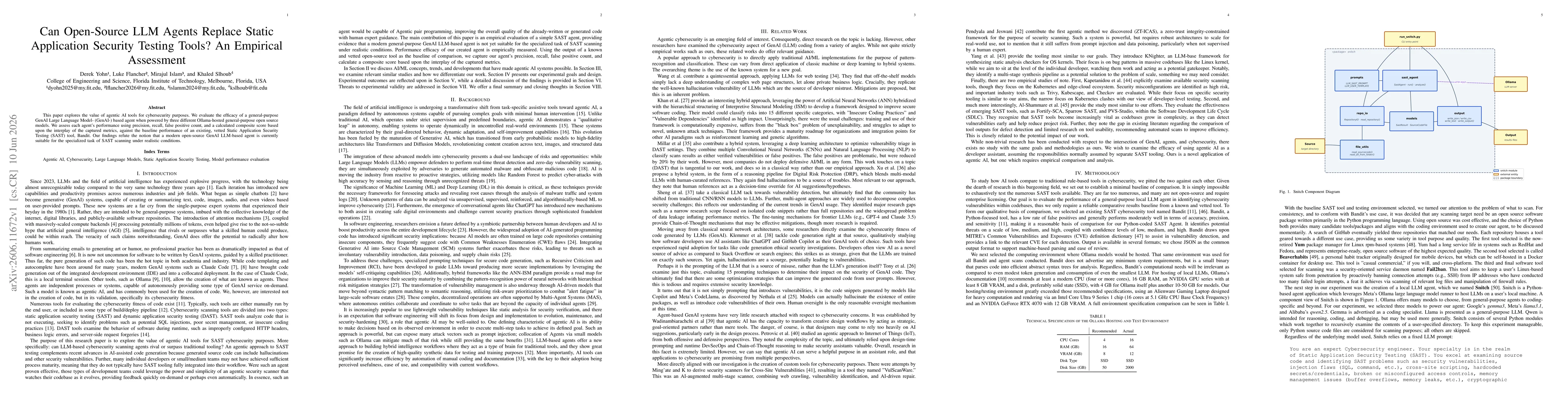 Thumbnail for Can Open-Source LLM Agents Replace Static Application Security Testing Tools? An Empirical Assessment