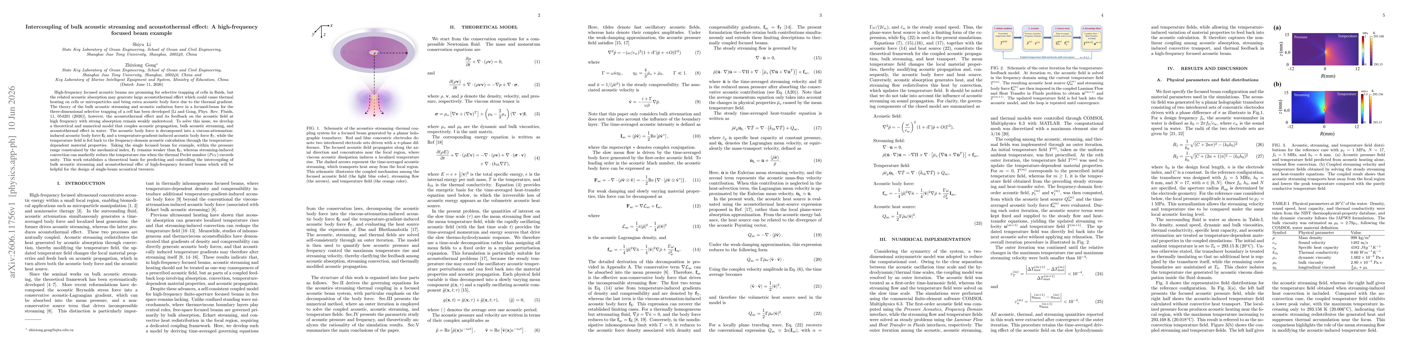 Thumbnail for Intercoupling of bulk acoustic streaming and acoustothermal effect: A high-frequency focused beam example