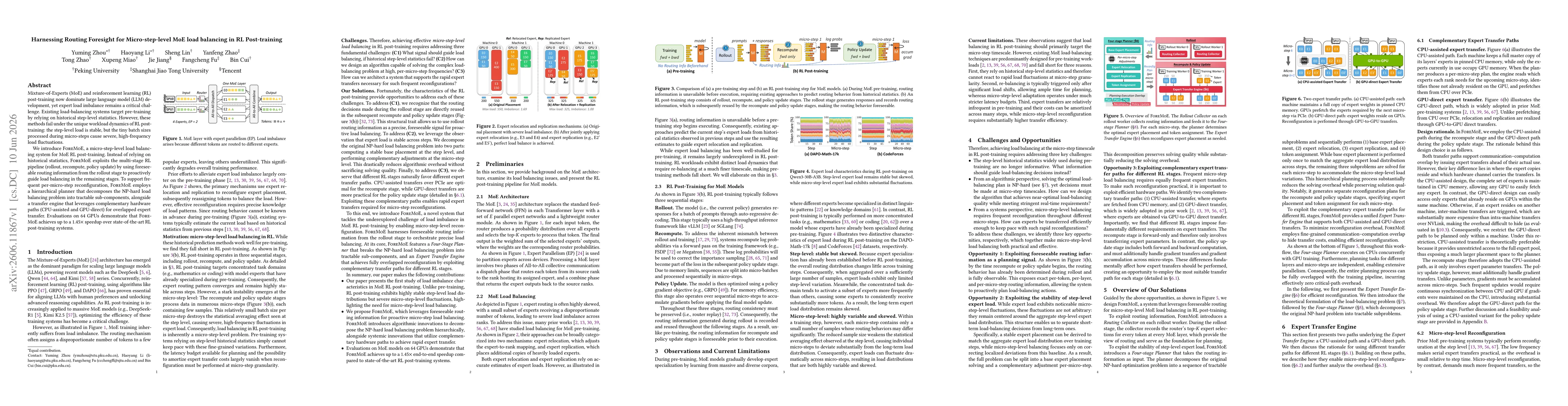 Thumbnail for Harnessing Routing Foresight for Micro-step-level MoE load balancing in RL Post-training