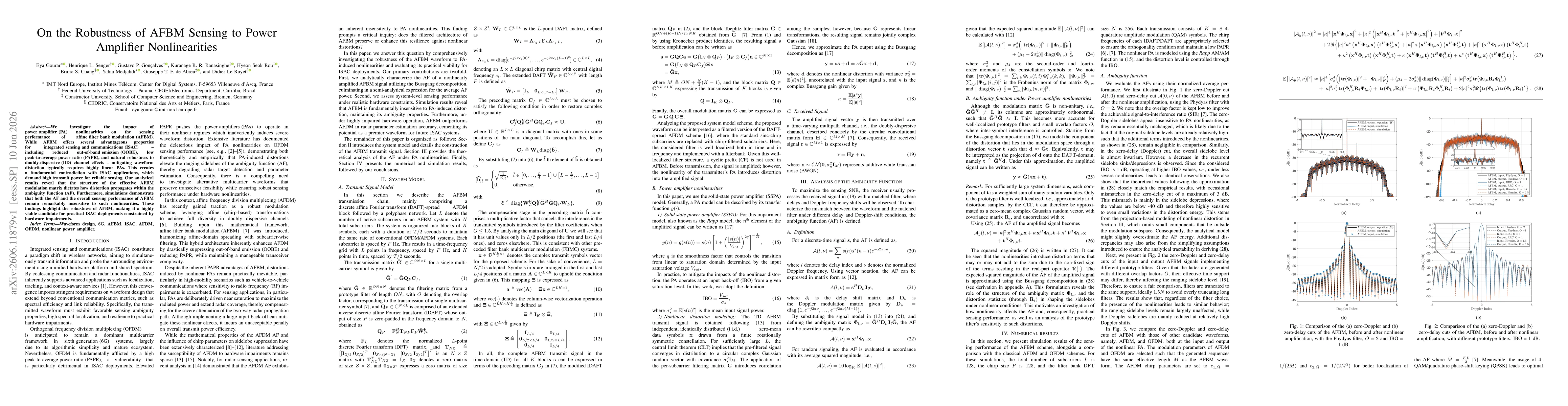 Thumbnail for On the Robustness of AFBM Sensing to Power Amplifier Nonlinearities