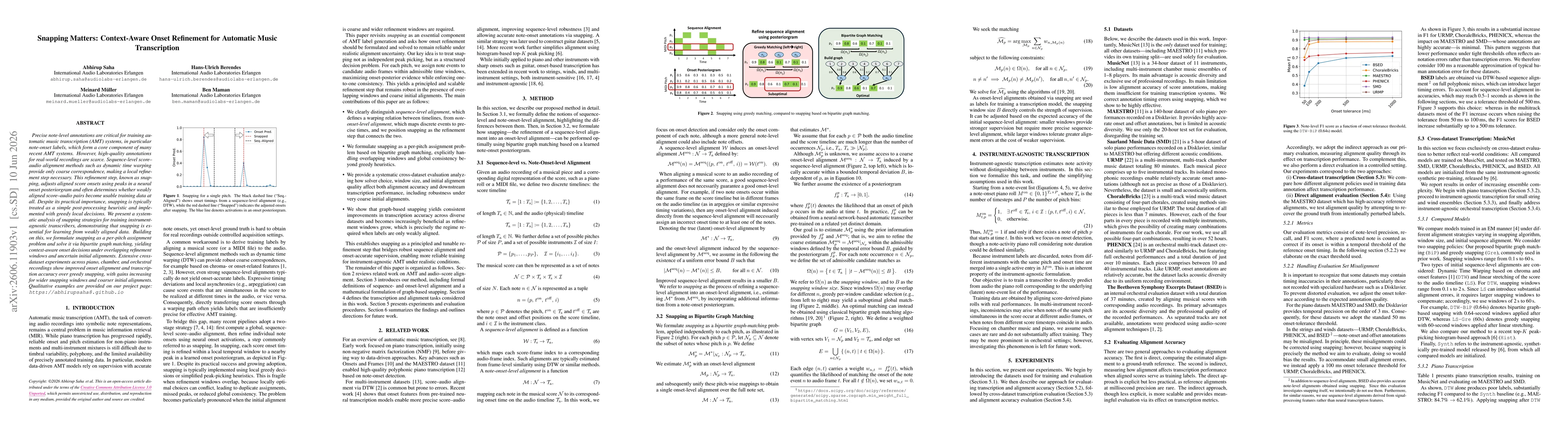 Thumbnail for Snapping Matters: Context-Aware Onset Refinement for Automatic Music Transcription