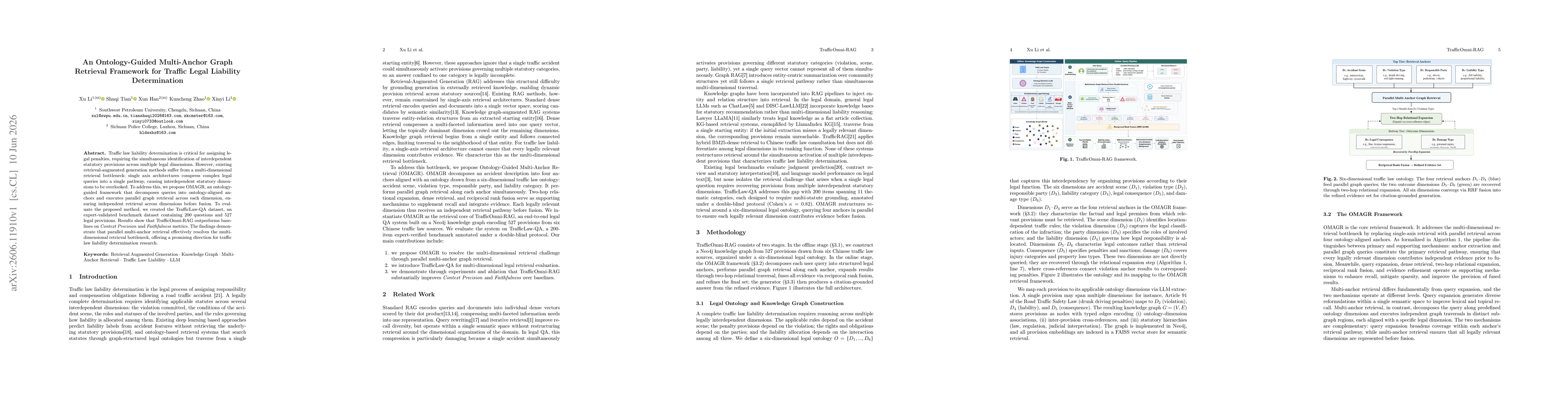 Thumbnail for An Ontology-Guided Multi-Anchor Graph Retrieval Framework for Traffic Legal Liability Determination
