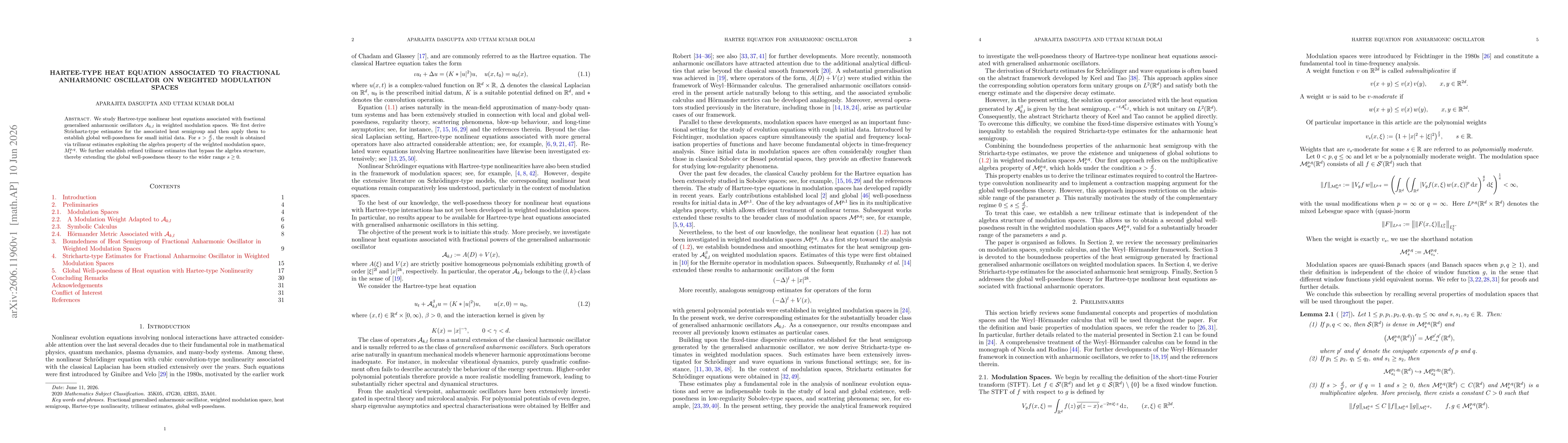 Thumbnail for Hartee-type heat equation associated to fractional anharmonic oscillator on weighted modulation spaces