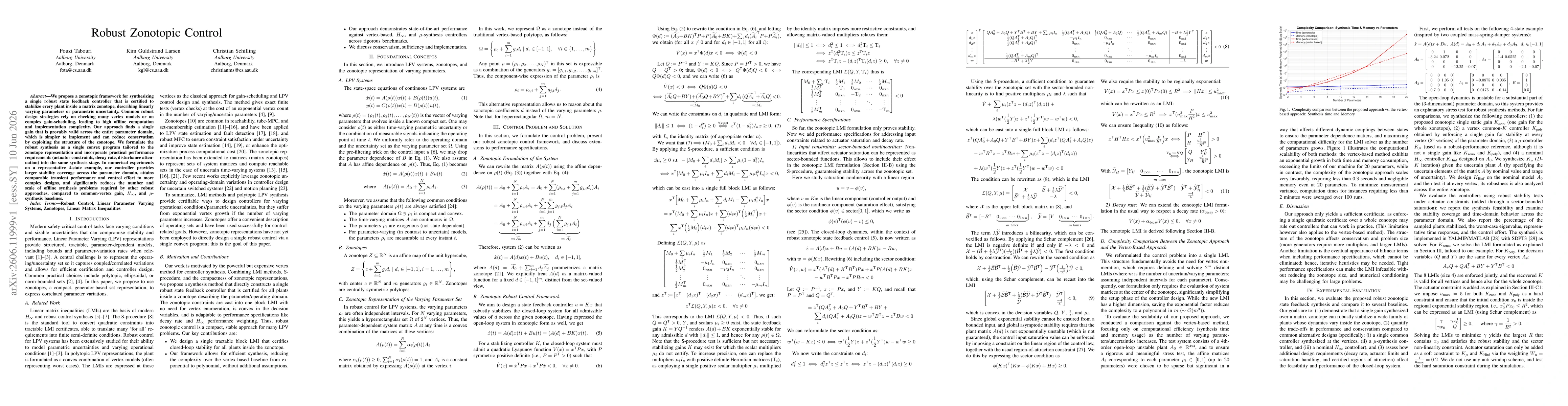 Thumbnail for Robust Zonotopic Control