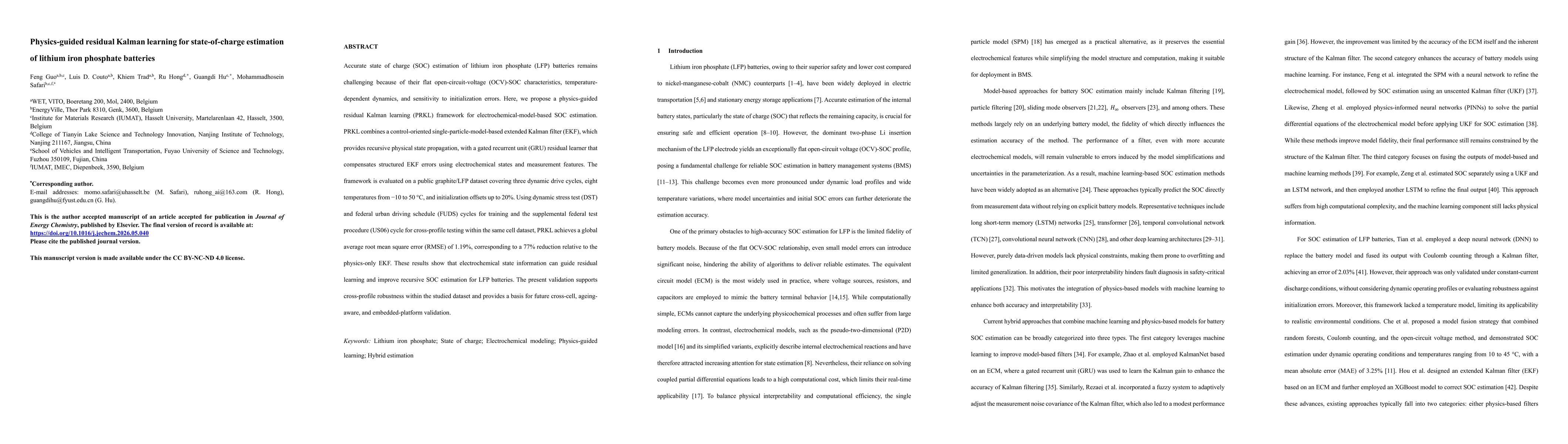 Thumbnail for Physics-guided residual Kalman learning for state-of-charge estimation of lithium iron phosphate batteries