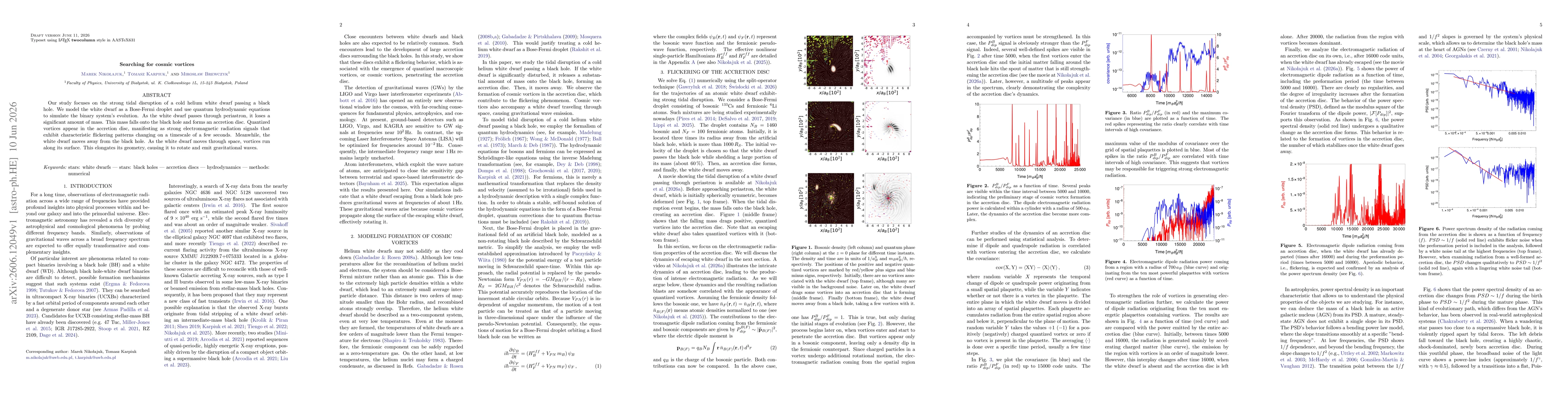 Thumbnail for Searching for cosmic vortices